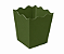Cachepô / Caixa para Pipoca Verde Musgo 8x8x10 - Pct com 10 Unidades - Imagem 1