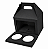 Caixa Maleta para 2 Cupcakes / Preto - Pct com 10 Unidades - Imagem 1