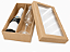 Caixas para Mini Vinho e Taça Com Visor 21x12x6 - Pct com 10 Unidades - Imagem 1