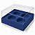 Caixa para 4 Mini Cupcakes 12x12x6 - Pct com 10 Unidades - Imagem 1