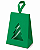 Caixa Árvore de Natal para Lembrancinhas 9x4x10 - Pct com 10 Unidades - Imagem 1