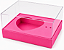 Caixa coração de Colher / 100g - Pink - Pct com 10 Unidades - Imagem 1