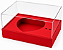 Caixa Coração de Colher / 100g - Vermelho - Pct com 10 Unidades - Imagem 1