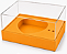 Caixa Coração de Colher / 100g - Laranja Claro - Pct com 10 Unidades - Imagem 1