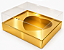 Caixa Coração de Colher / 250g - Dourado Brilhante - Pct com 10 Unidades - Imagem 1