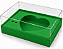 Caixa Coração de Colher / 500g - Verde Bandeira - Pct com 10 Unidades - Imagem 1