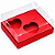 Caixa Coração de Colher 2x de 100g - Vermelho - Pct com 10 Unidades - Imagem 1