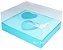 Caixa Coração de Colher / 2x 100g - Azul Tiffany - Pct com 10 Unidades - Imagem 1