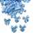 Mini Lacinhos de Cetim / Azul Claro - Pacote com 50 unidades - Imagem 1
