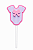 Toppers / Tags para Cupcakes Body Bebê Rosa - Pct com 12 unidades - Imagem 1