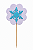 Toppers / Tags para Cupcakes Floco de Neve - Pct com 12 unidades - Imagem 1