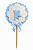 Toppers / Tags para Cupcakes Anjinho azul - Pct com 12 unidades - Imagem 1
