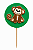 Toppers / Tags para Cupcakes Macaquinho - Pct com 12 unidades - Imagem 1