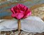 Porta Guardanapos / Flores de Tecido - Rosa - Pct com 24 Unidades - Imagem 1