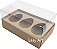 Caixa Ovo de Colher 3x 50g - Pct com 10 Unidades - Kraft - Imagem 1