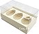 Caixa Ovo de Colher 3x 50g - Pct com 10 Unidades - Marfim - Imagem 1