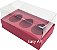 Caixa Ovo de Colher 3x 50g - Pct com 10 Unidades - Vermelho - Imagem 1