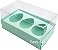 Caixa Ovo de Colher 3x 50g - Pct com 10 Unidades - Verde Claro - Imagem 1