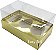 Caixa Ovo de Colher 3x 50g - Pct com 10 Unidades - Dourado Brilhante - Imagem 1