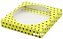 Caixa para Biscoitos / Porta Copos - Amarelo com Poás Marrom - Pct com 10 Unidades - Imagem 1