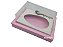 Caixa para Ovos de Colher 500g Rosa Claro / Branco - Pct com 10 Unidades - Imagem 1