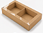 Caixa para 02 Brownies / Biscoitos / Sabonetes - Pct com 10 unidades - Imagem 1