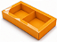 Caixa para 02 Brownies / Biscoitos / Sabonetes 20,2x12x3,5 - Pct 10 un - Imagem 1