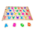 Brinquedo Educativo Tabuleiro Alfabeto Encaixe Letras Montessori Quebra Cabeça em MDF - Imagem 1