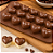 Formas de Silicone para Bombons Coração - 21x10,5x2 - Imagem 2