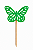 Toppers / Tags para Cupcakes Borboleta Verde - Pct com 12 unidades - Imagem 1