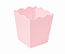 Mini Cachepô / Caixa para Pipoca Rosa Claro 5x5x7 - Pct com 10 Unidades - Imagem 1