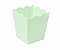 Mini Cachepô / Caixa para Pipoca Verde Claro 5x5x7 - Pct com 10 Unidades - Imagem 1