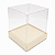 Caixinha para Mini Bolos / Mini Panetones com Berço 10x10x10 - Pct com 10 Unidades - Imagem 1