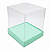 Caixinha para Mini Bolos / Mini Panetones com Berço 10x10x10 - Pct com 10 Unidades - Imagem 1