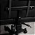 Cadeira Gamer CG-506 Giratoria Reclinável Preto Branco Hoopson - Imagem 8