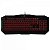 Kit Gamer Hoopson 4 em 1 Teclado Mouse Headset e Mousepad Led Vermelho TPC-067 - Imagem 2