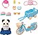 Conjunto Bicicleta e Patins Menina Panda Sylvanian Families - Imagem 2