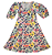 Vestido Estampa Onça Infantil - Imagem 1