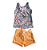 Conjunto Infantil Menina Verão Laranja - Imagem 3