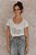 Camiseta Baby Look em Malha PET Reciclada - Desapontado - Imagem 1