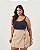 Saia short essencial nude plus size - Imagem 3