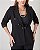 Blazer Ava Preto Plus Size - Imagem 2