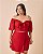 Conjunto Brisa de Verão Vermelho Plus Size - Imagem 2
