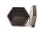 KIT C/ 40 UNIDADES, FORMA PLÁSTICA (R$10,37 UND) SEXTAVADA LISA 25x25x6 - Imagem 1