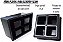 KIT C/ 20 UNIDADES, FORMA PLÁSTICA ELEMENTO (R$24,99 UND) VAZADO 4 FUROS 24x24x10 - Imagem 1