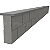 KIT C/ 10 UNIDADES, FORMA PLÁSTICA (R$ 70,11 UND) CAPA DE MURO RETA ABS 80,5X23X2,8cm - Imagem 4