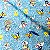 Tecido Personagens Looney Tunes Azul (50cm x 150cm) - Imagem 1