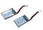 Bateria de Lition 3.7 Volts x 380mAh  20c  HJ - Imagem 3