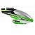 Canopy Para Helicoptero Mjx F45 - Scorpion H-18 - Verde - Imagem 3