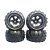 Rodas com Pneu Para Carrinho  A979 Vortex WLtoys  02 Unidades - Imagem 3